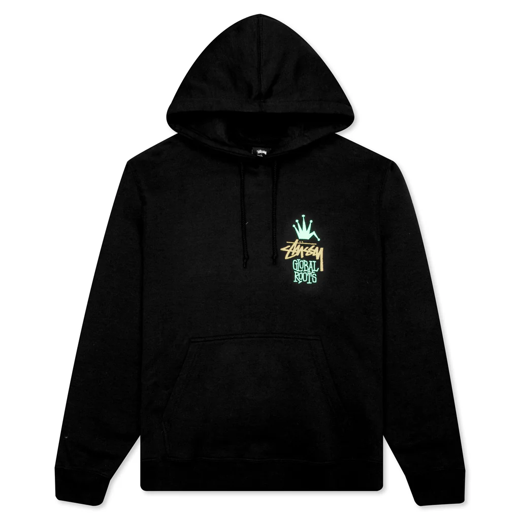 Global Roots Hoodie - Black - necksoother