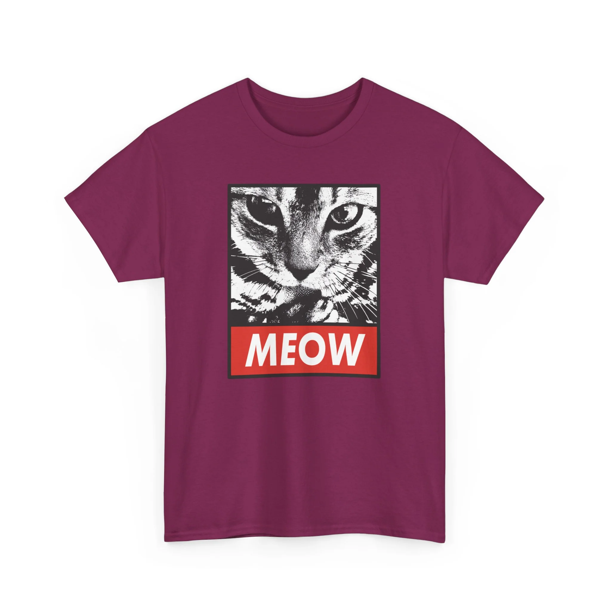 Meow Heavy Cotton Tee - necksoother