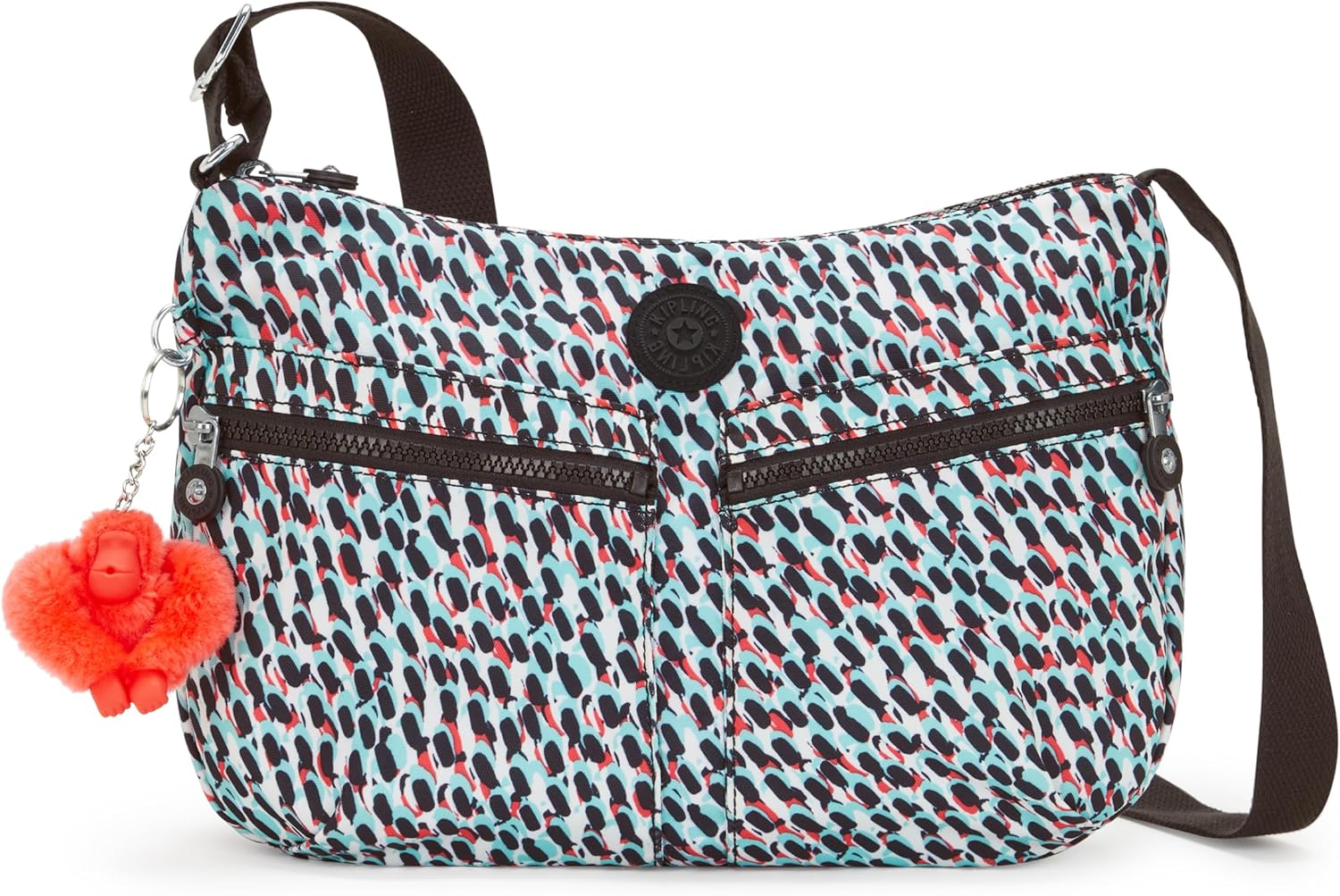 Kipling Women's Izellah Crossbody. Super Light Everyday Purse. Nylon Shoulder Bag - necksoother
