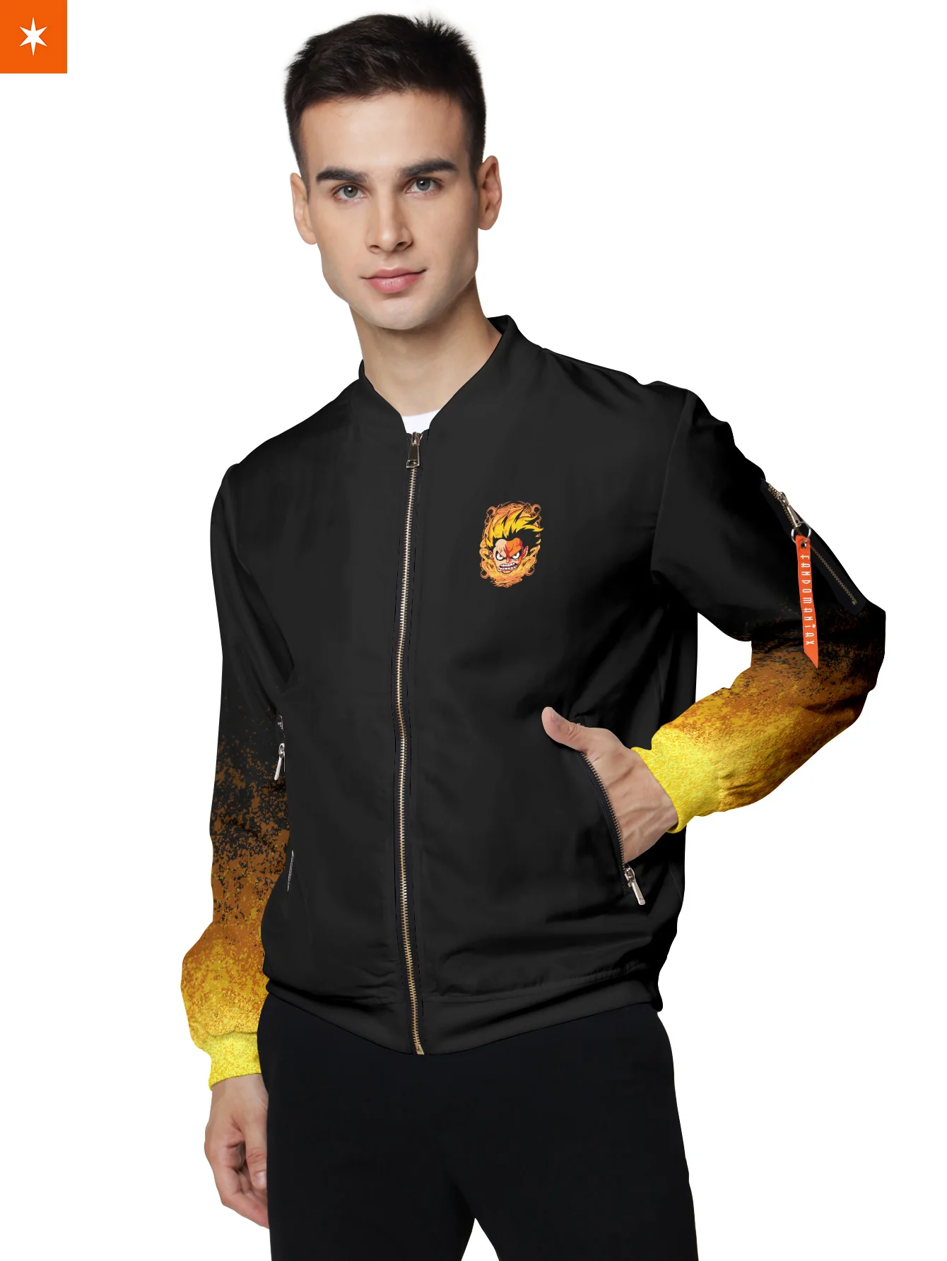 Bouncing Man Bomber Jacket - necksoother