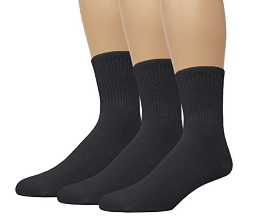 EMEM Apparel Unisex Kids Soft Cotton Crew Casual School Uniform Socks for Boys and Girls 3-Pack - necksoother