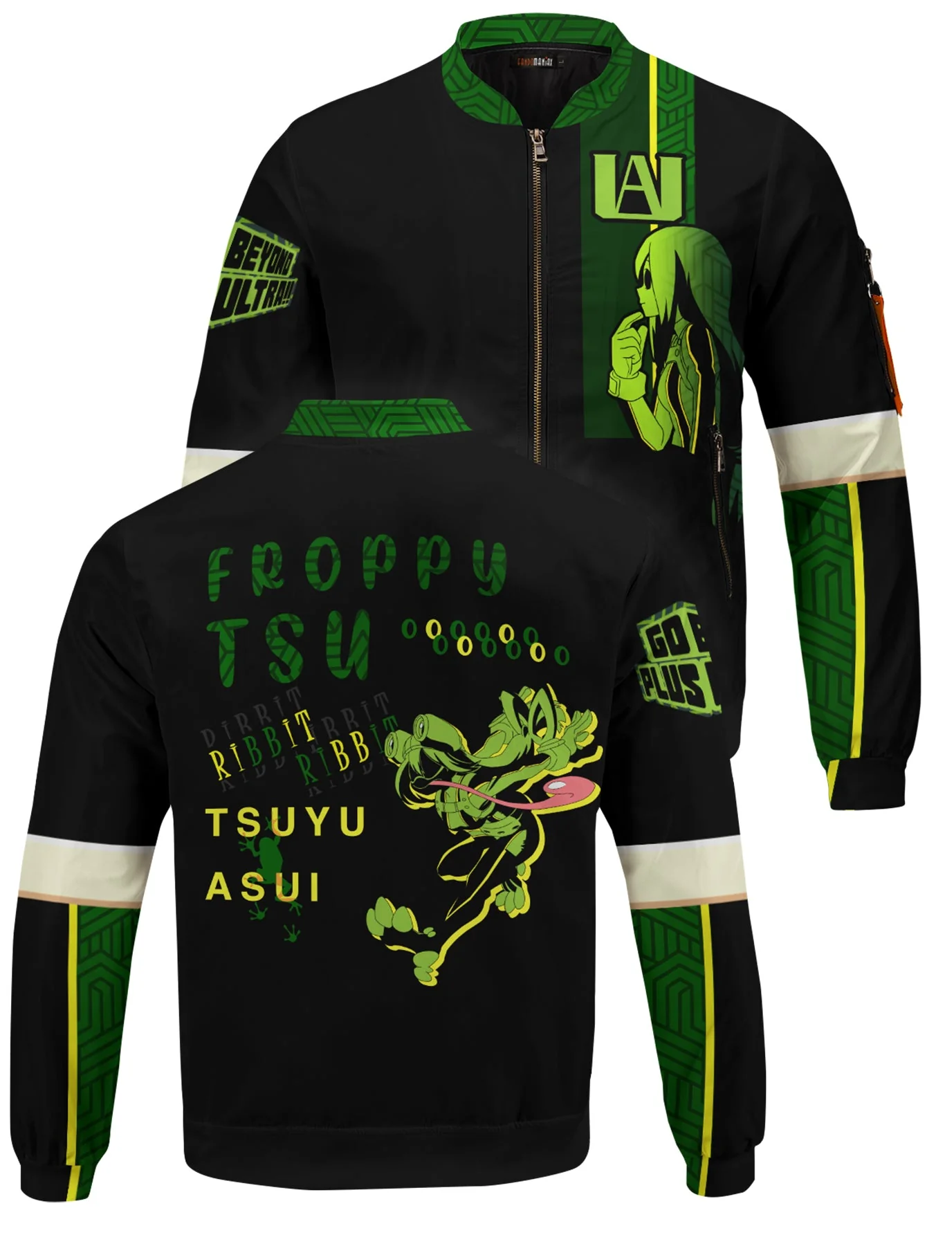 Frog Hero Tsuyu Bomber Jacket - necksoother