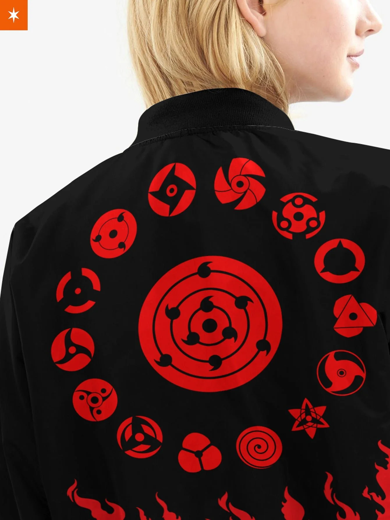 Scorching Uchiha Bomber Jacket - necksoother