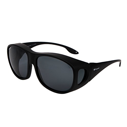 Polarized Solar Shield Fit Over Glasses Driving Sunglasses for Men and Women - necksoother