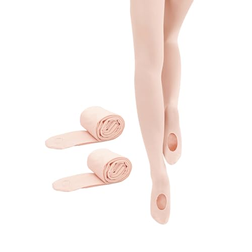 Girls' Ultra Soft Pro Dance Tights Ballet Transition Daily Student Tights (Toddler/Little Kid/Big Kid) - necksoother