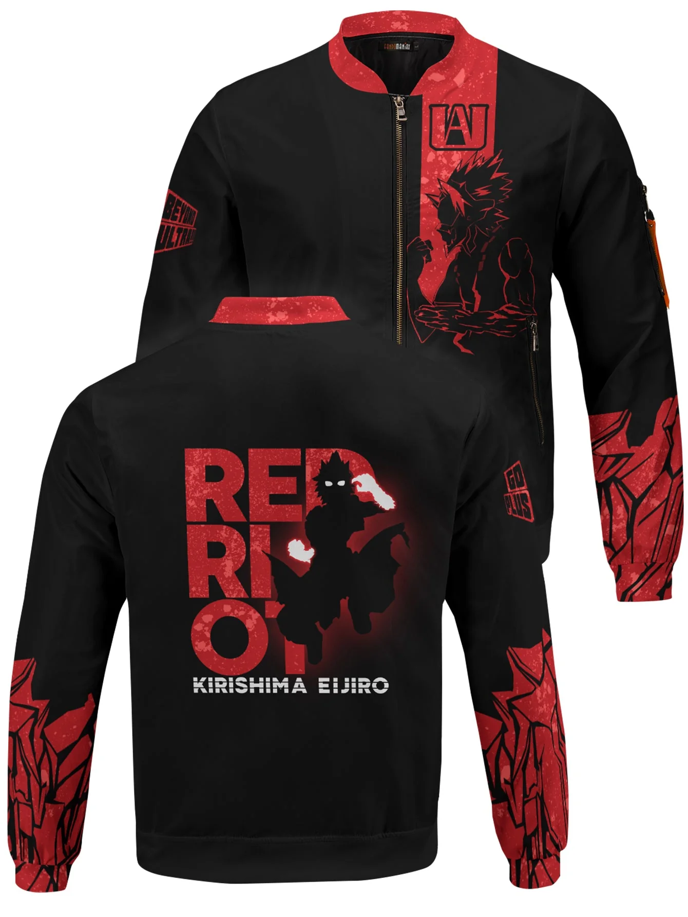 Eijiro Kirishima Bomber Jacket - necksoother