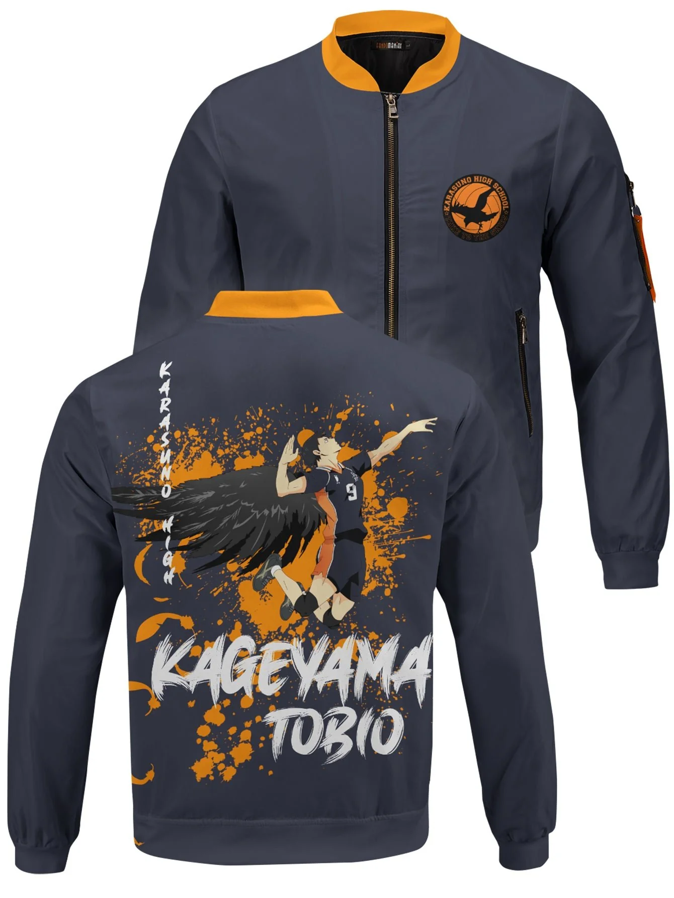 Tobio Wings Bomber Jacket - necksoother