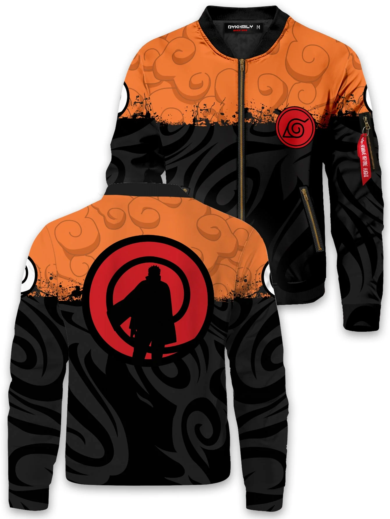 Uzumaki Clan Bomber Jacket - necksoother