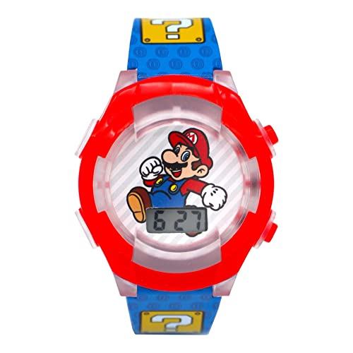 Accutime Super Mario Light-Up Digital Watch: Time for Adventures! (Ages 3+) - necksoother