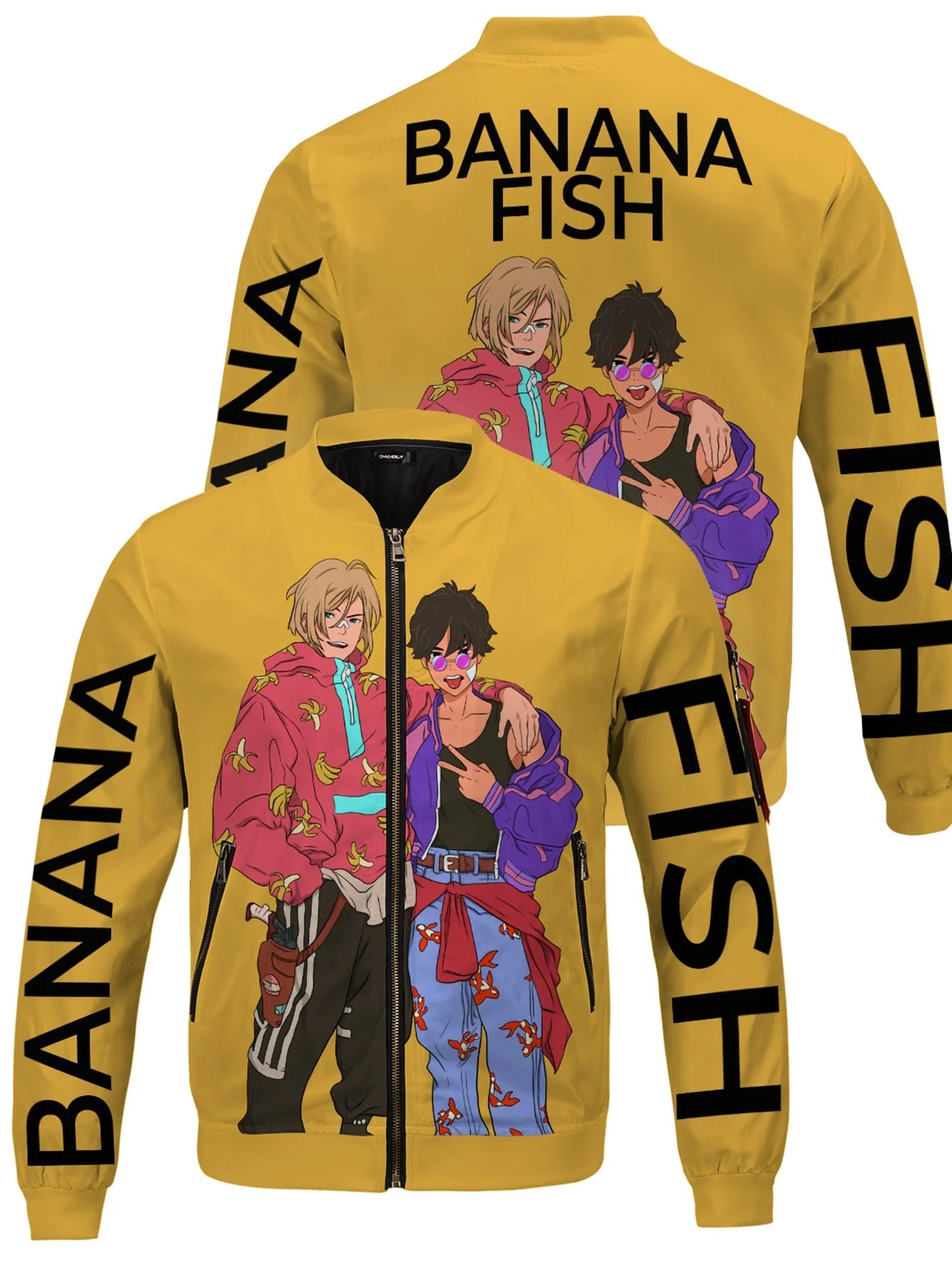 Banana Fish Bomber Jacket - necksoother