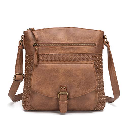 KouLi Buir Crossbody Purses for Women - PU Leather Shoulder Handbags Sling Bag Crossboby Bags Medium Multi Pockets - necksoother