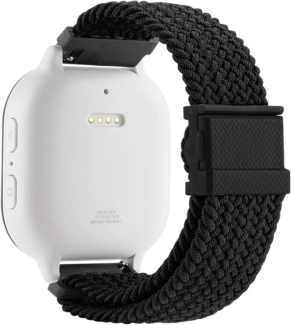 Stretchy Braided Gizmo Watch Band Replacement - Magnetic Buckle. Adjustable Length. Breathable. Quick Release Spring Bars - necksoother