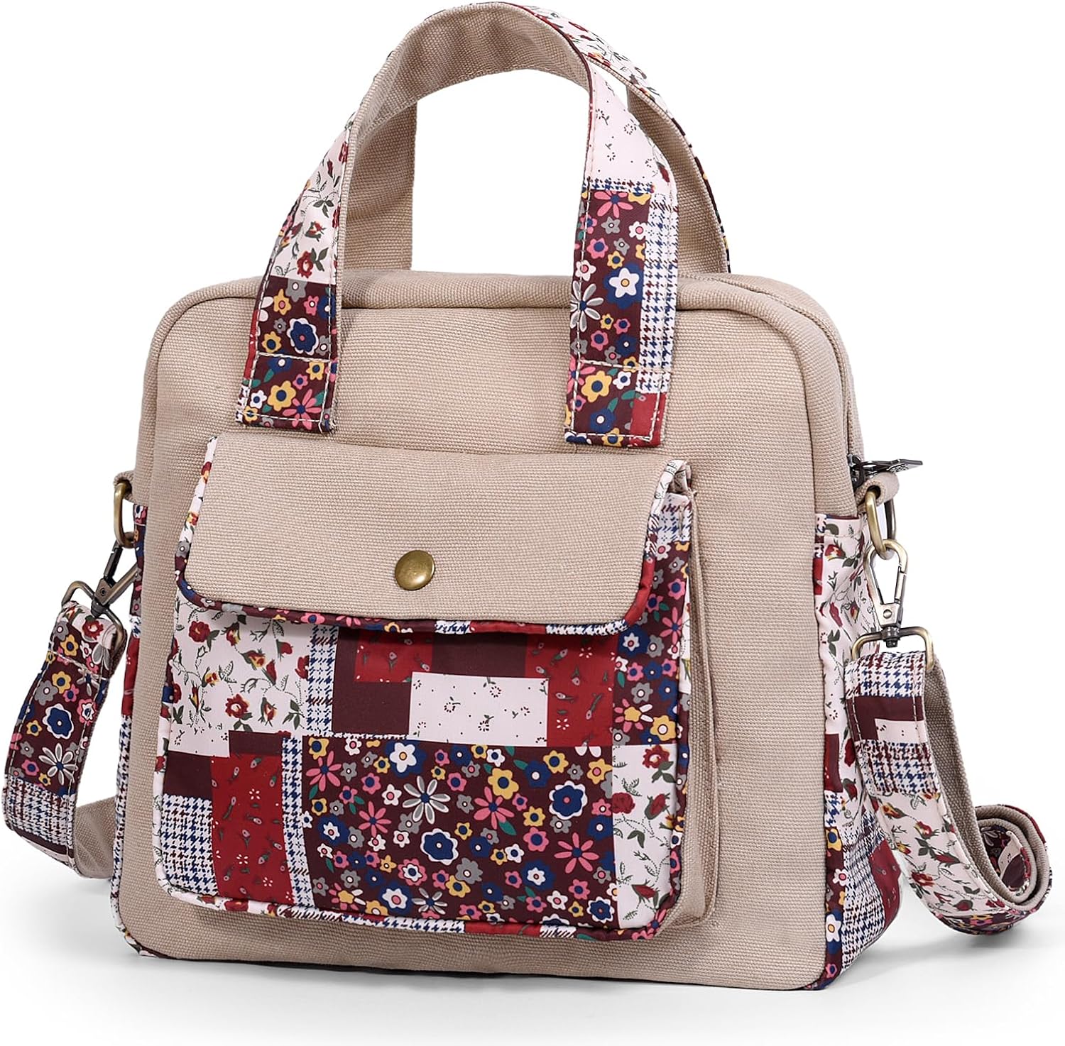 Black Butterfly Premium Canvas Shoulder Bag. Top Handle Bag for Womens. Lightweight Handbag. Small Style Crossbody Bags - necksoother