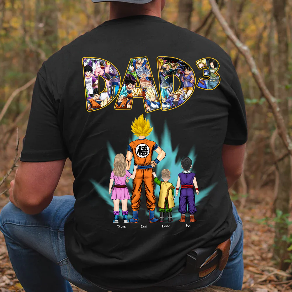 Personalized Shirt Gift For Dad. Father's Day Gift. Birthday Gift For Him - Backside Print Shirt - necksoother
