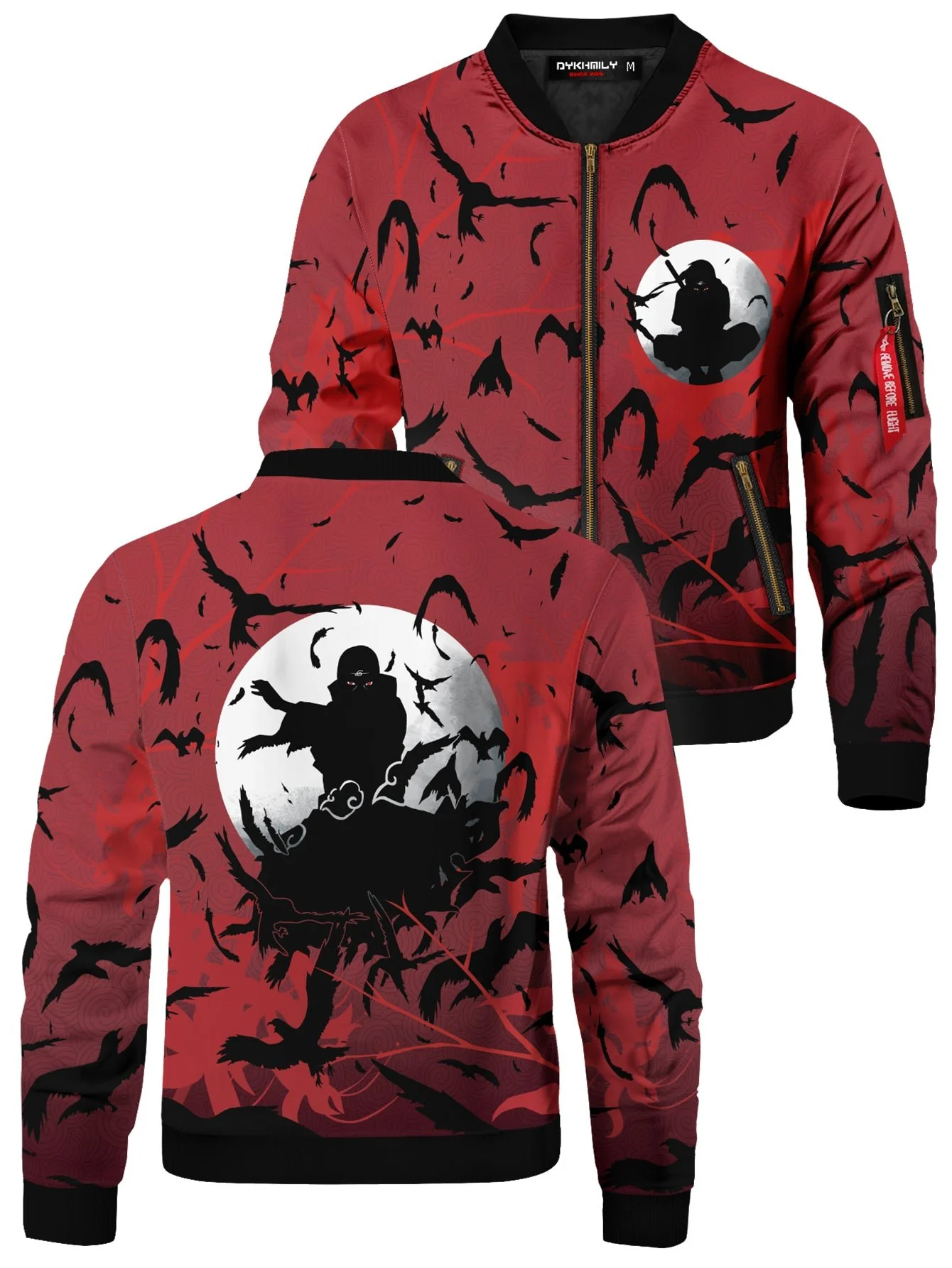 Itachi Crow Bomber Jacket - necksoother