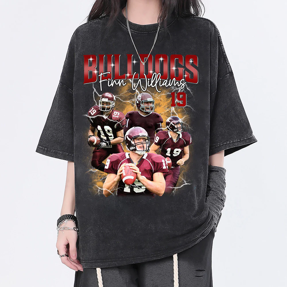 Custom Football Player Photo With Unique Style Bootleg Shirt - Perfect Shirt For Football Lovers - necksoother