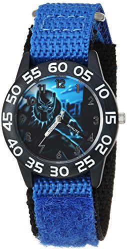 MARVEL Kids' WMA000229 Avengers Analog Display Analog Quartz Blue Watch - necksoother