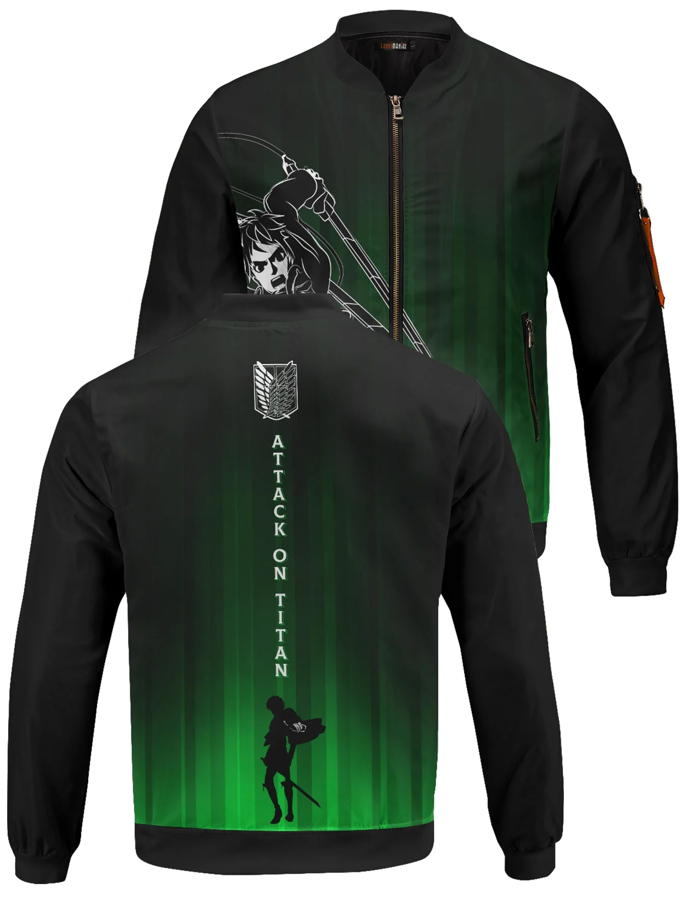 Eren Semblance Bomber Jacket - necksoother