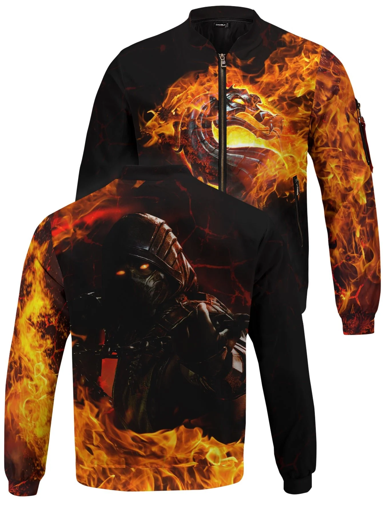 Fire Warrior Bomber Jacket - necksoother