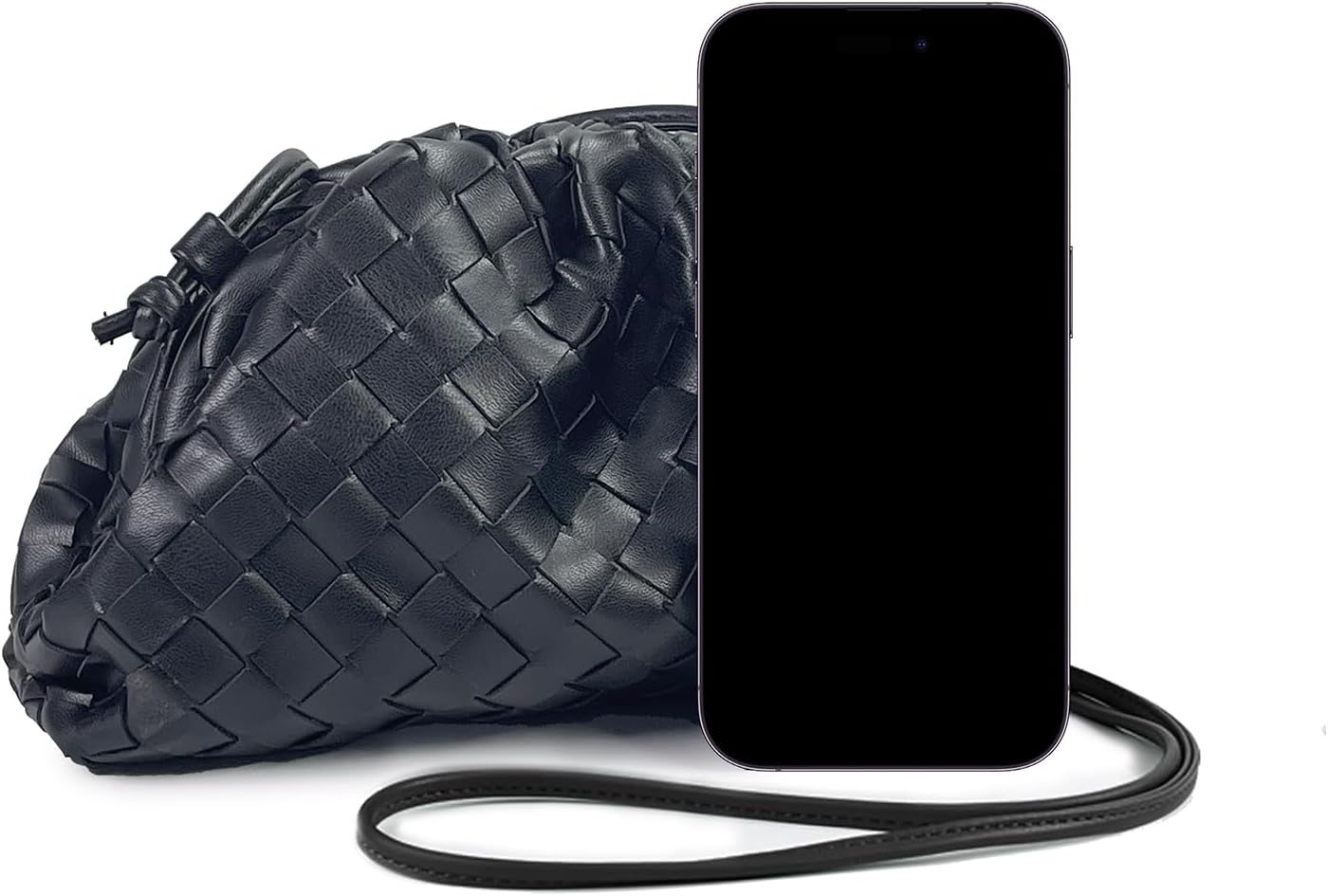 Woven Dumpling Bag for Women Clutch Purses. Cloud Crossbody Handbag Soft Shoulder Bag - necksoother