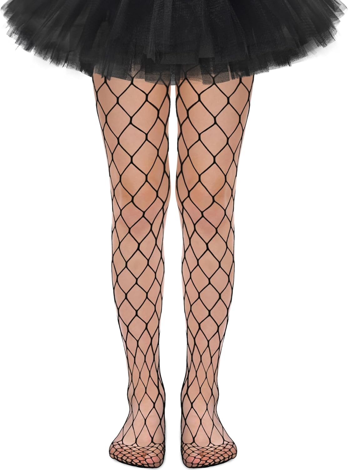 Kids Fishnet Stockings Girls Fishnet Tights Toddler Glitter Tights Sparkle Tights for Girls Halloween Tights Rhinestone - necksoother
