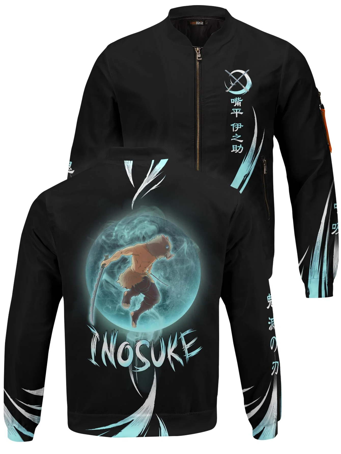 Inosuke Moonfall Bomber Jacket - necksoother