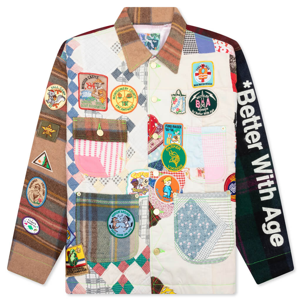 Gentlemen's Blanket Jacket - Multi - necksoother