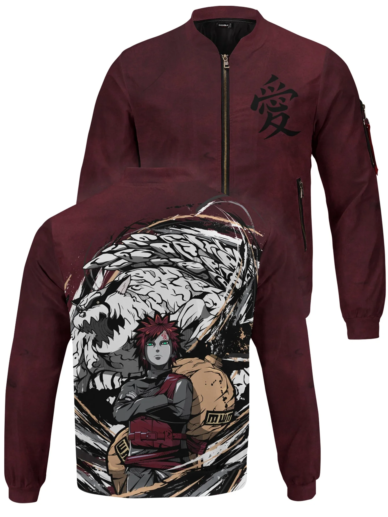 Gaara Shukaku Bomber Jacket - necksoother