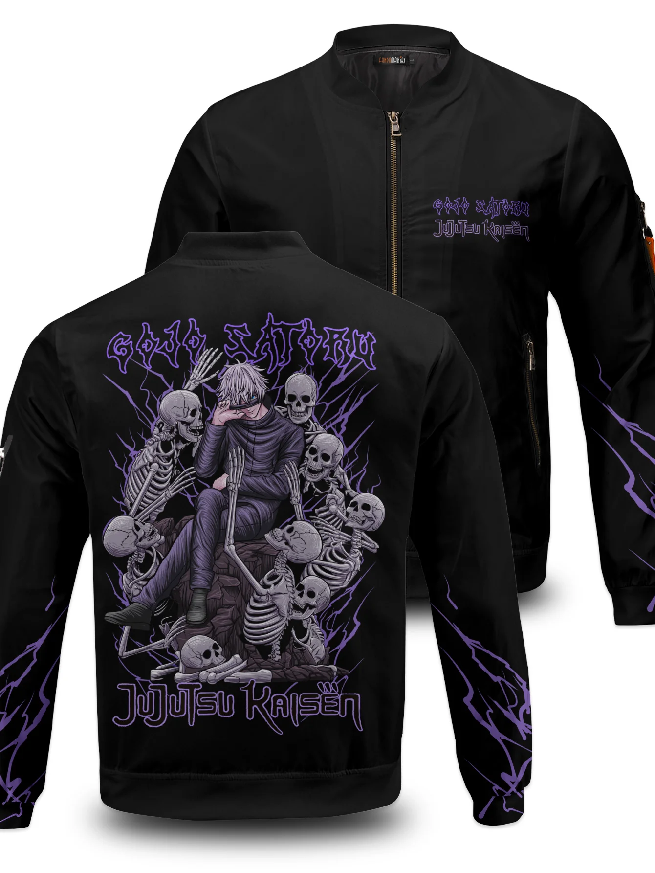 Death x Gojo Bomber Jacket - necksoother