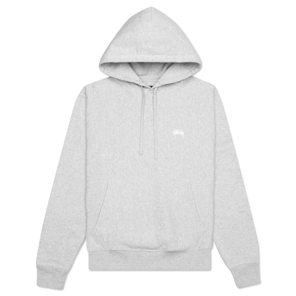Stock Logo Hoodie - Grey Heather - necksoother