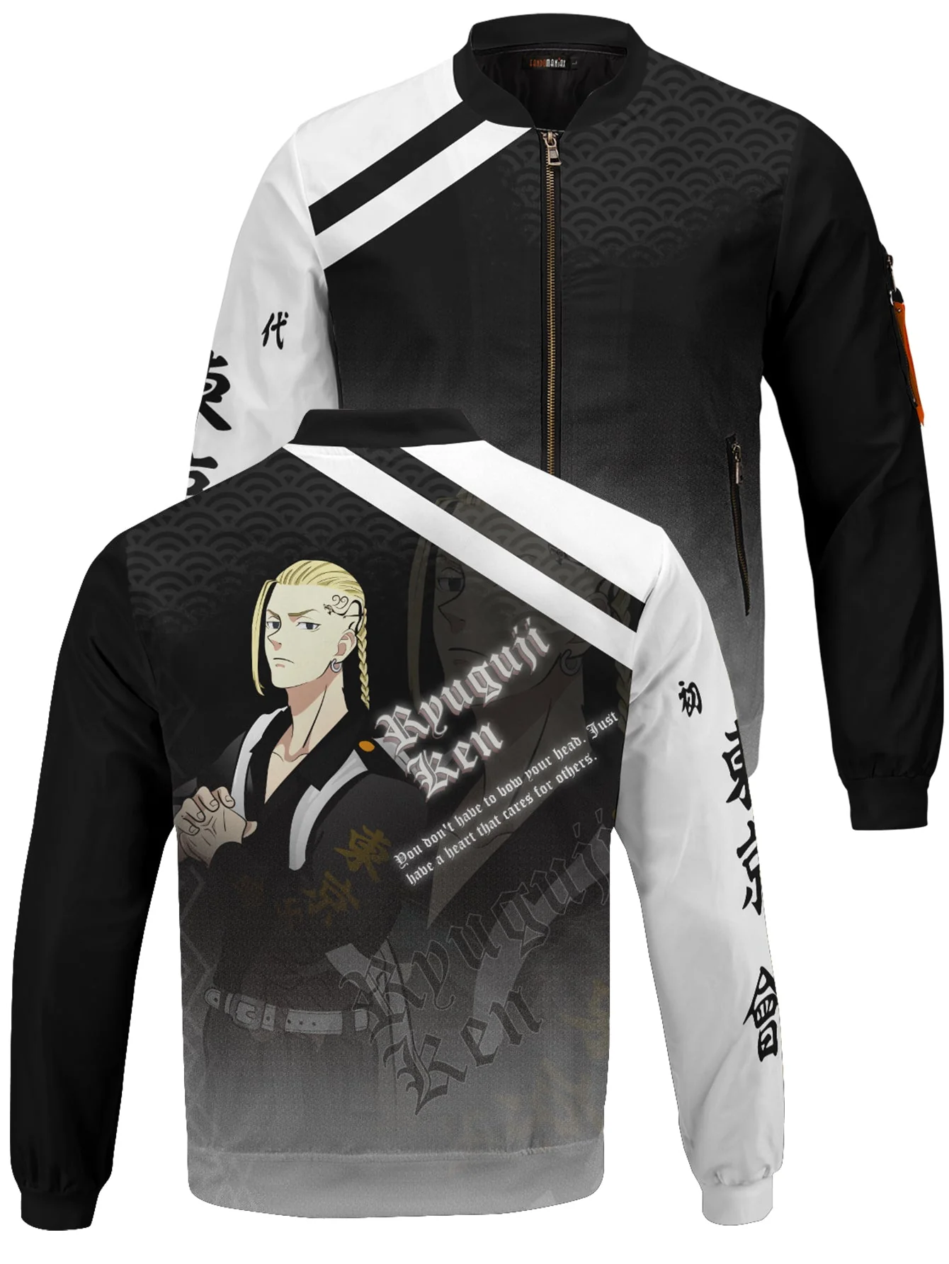 Ken Statement Bomber Jacket - necksoother