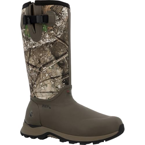 ROCKY Trophy Series 1000G Insulated Pull-On Boot. Realtree APX. Size 9(M) - necksoother