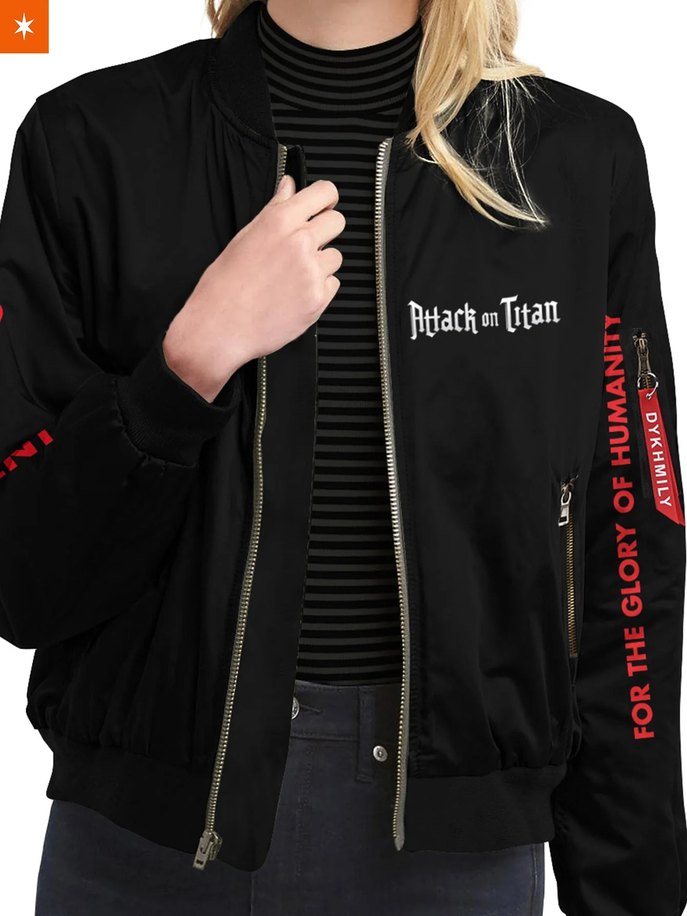 Shingeki No Kyojin Bomber Jacket - necksoother
