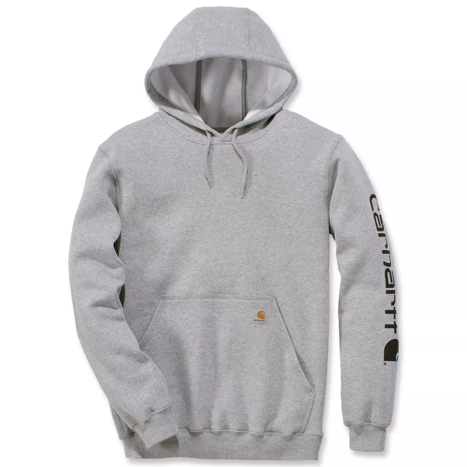 Midweight hættetrøje. Herre. Heather Grey/Black - Carhartt K288 - E20 - necksoother