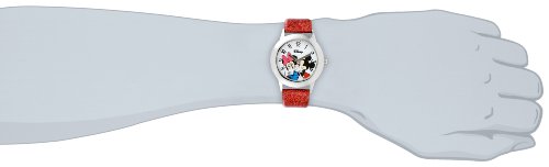 Disney Mickey Mouse Kids' Stainless Steel Time Teacher Analog Quartz Watch - necksoother