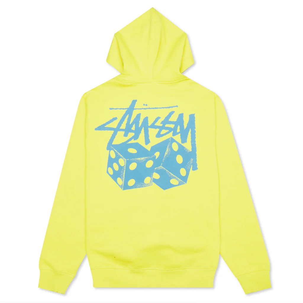 Pair of Dice Hoodie - Lemon - necksoother