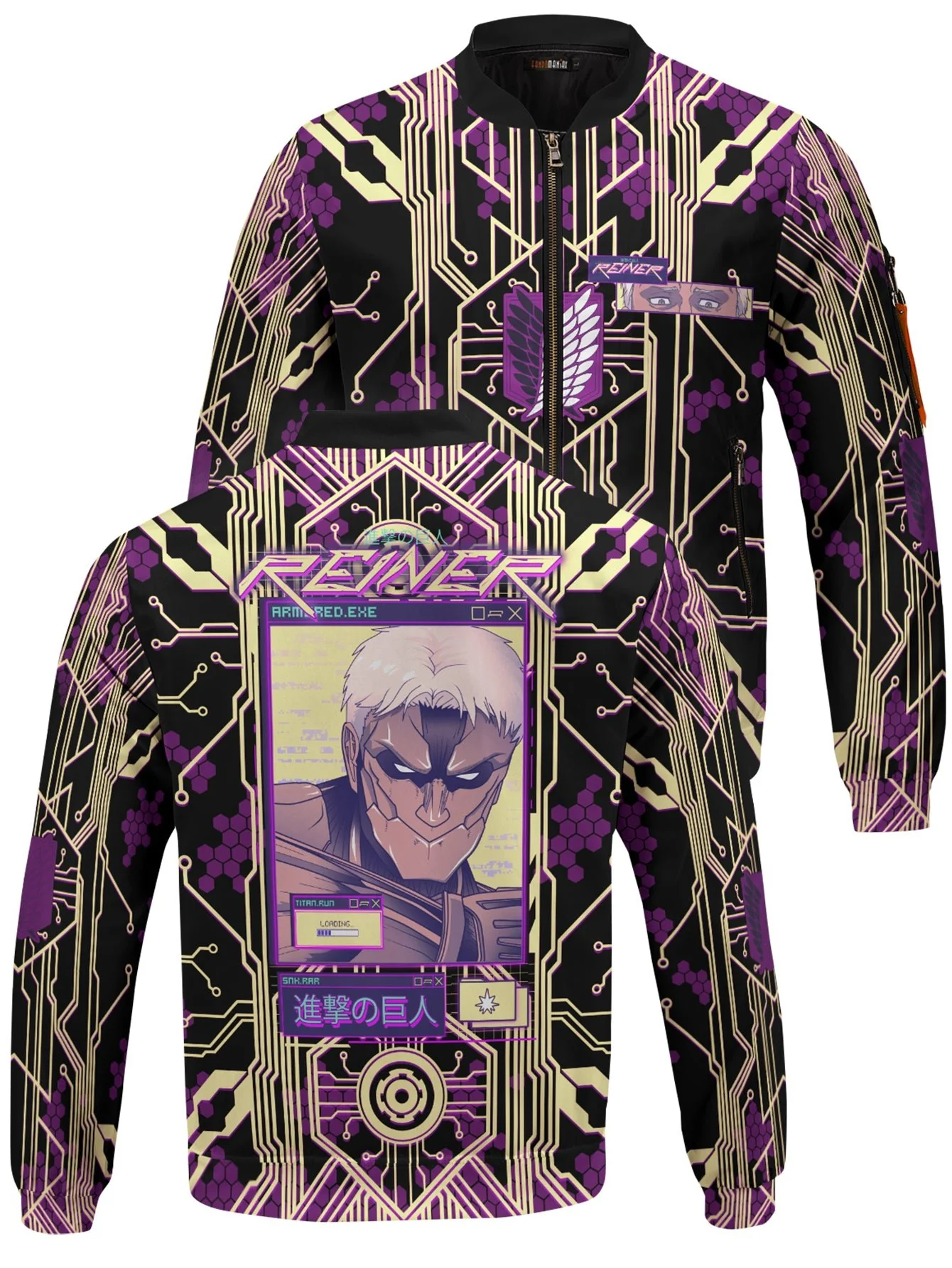 Reiner Cyber Bomber Jacket - necksoother