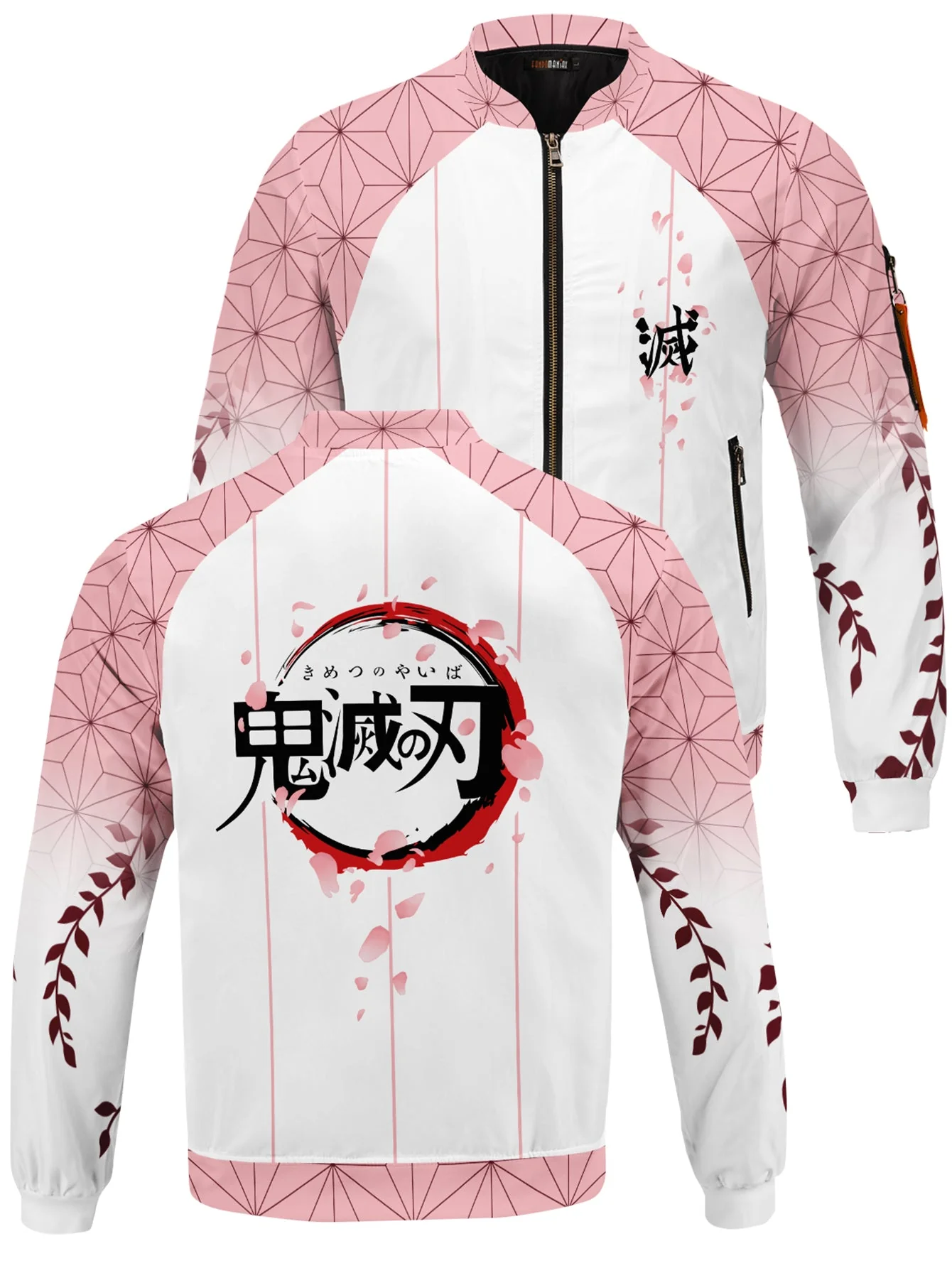 Nezuko Jersey Bomber Jacket - necksoother