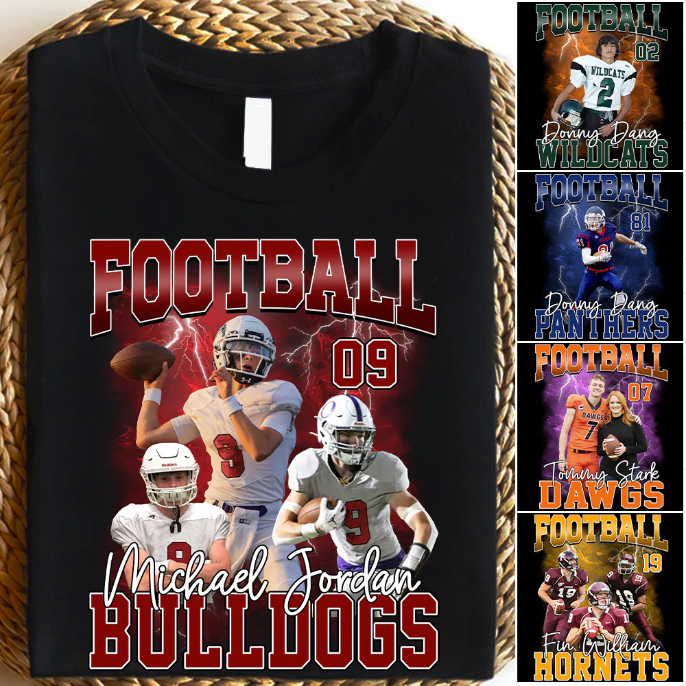 Game Day Football Personalized Shirt Custom Your Photo Gift For Football Player - necksoother