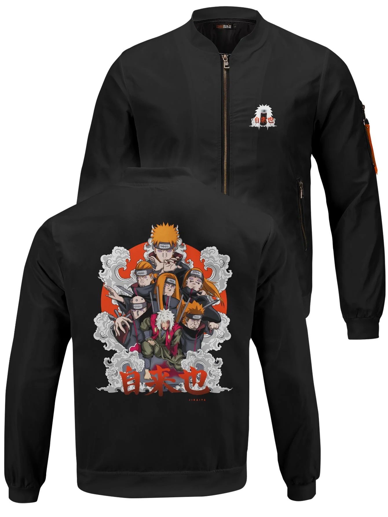Jiraiya Pain Bomber Jacket - necksoother