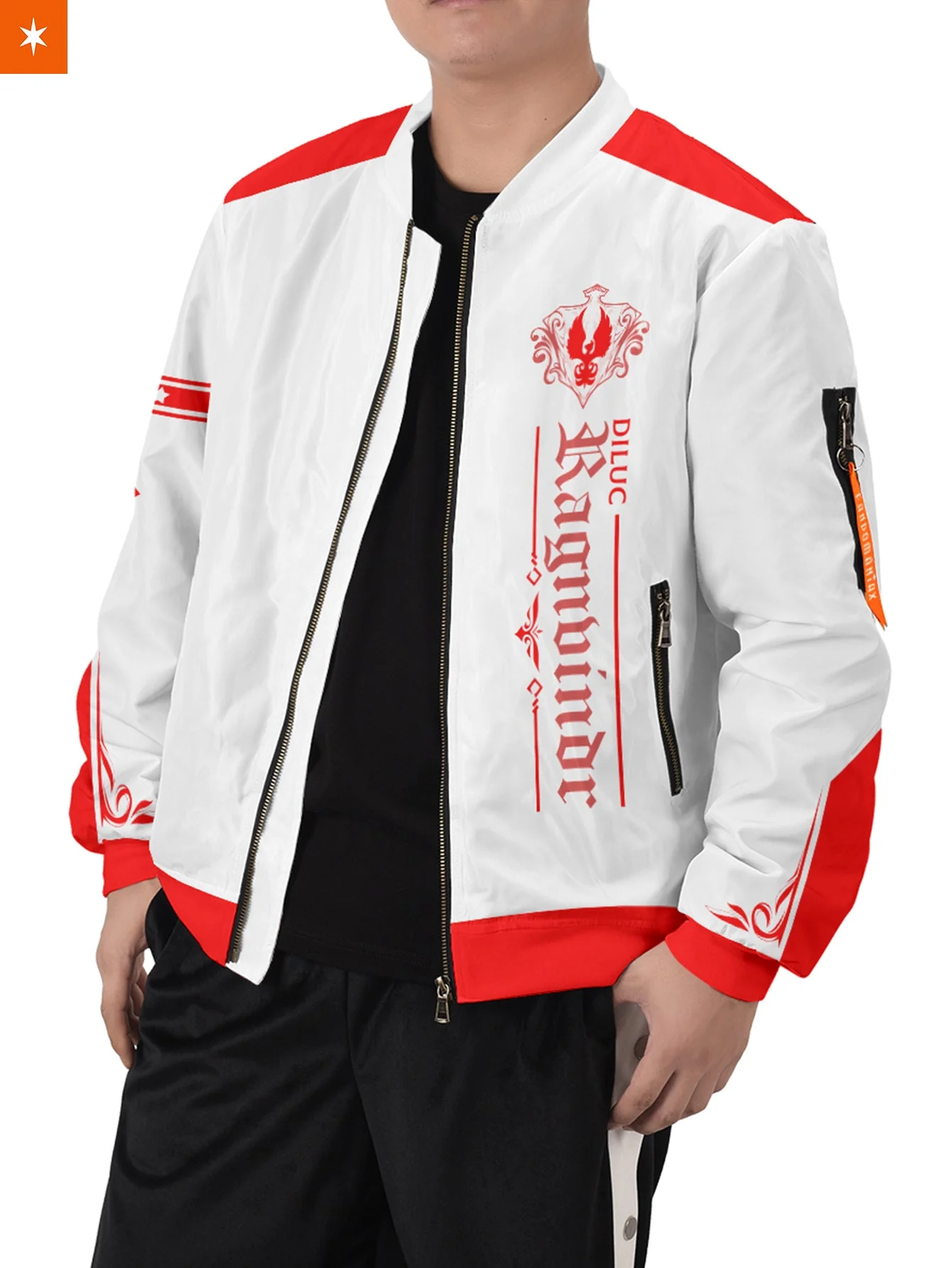 GI Diluc Bomber Jacket - necksoother