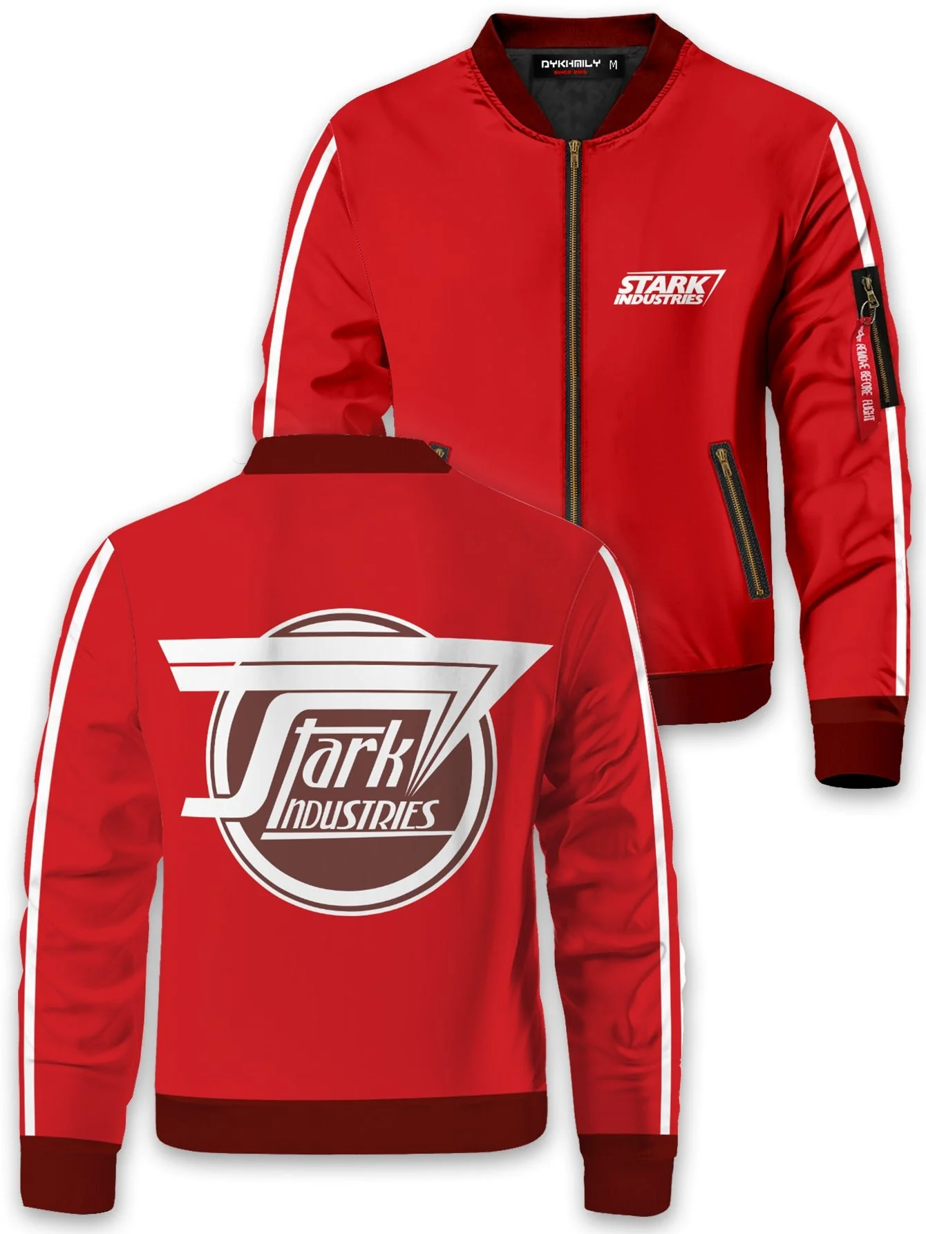 Stark Industries Bomber Jacket - necksoother