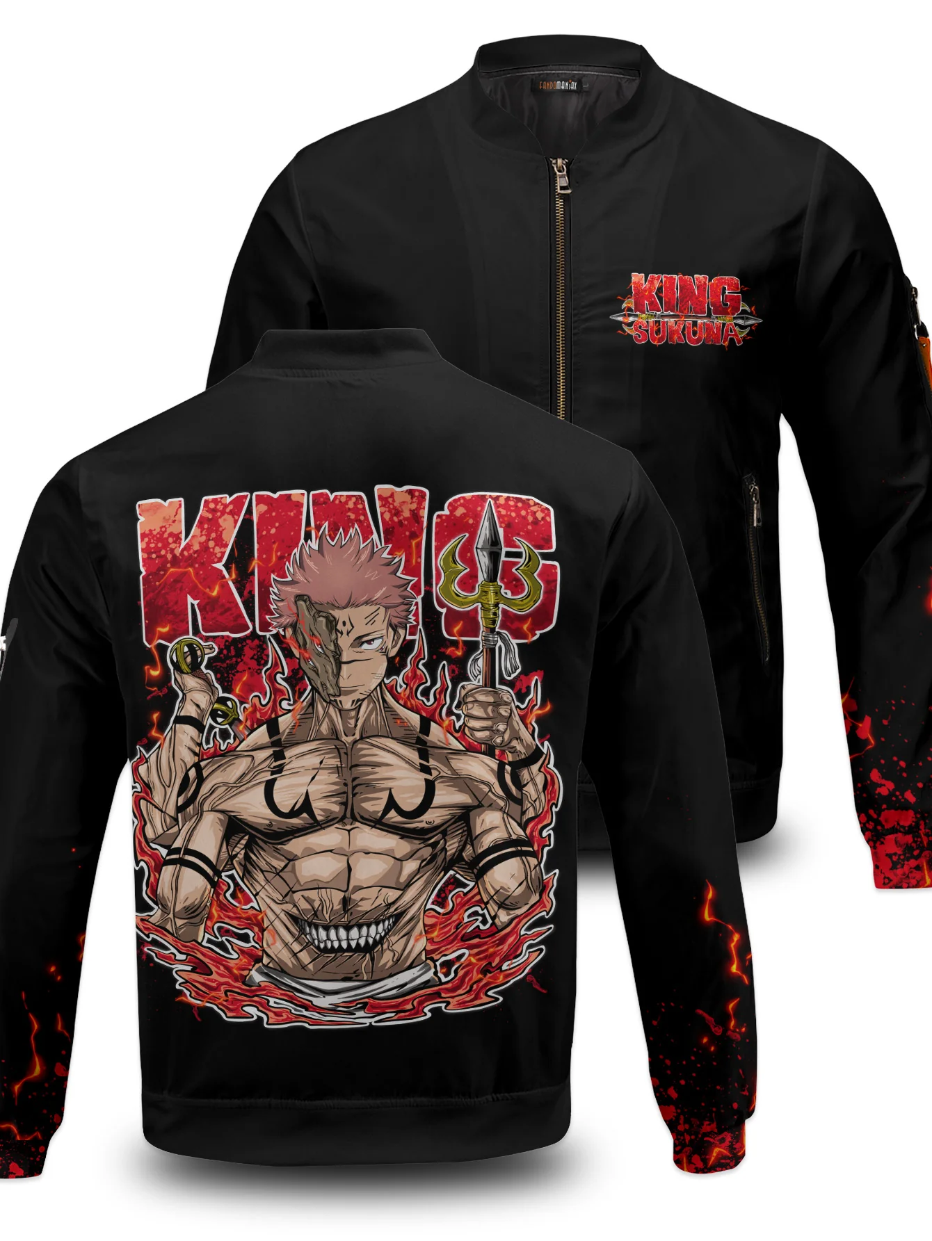 King Sukuna Bomber Jacket - necksoother