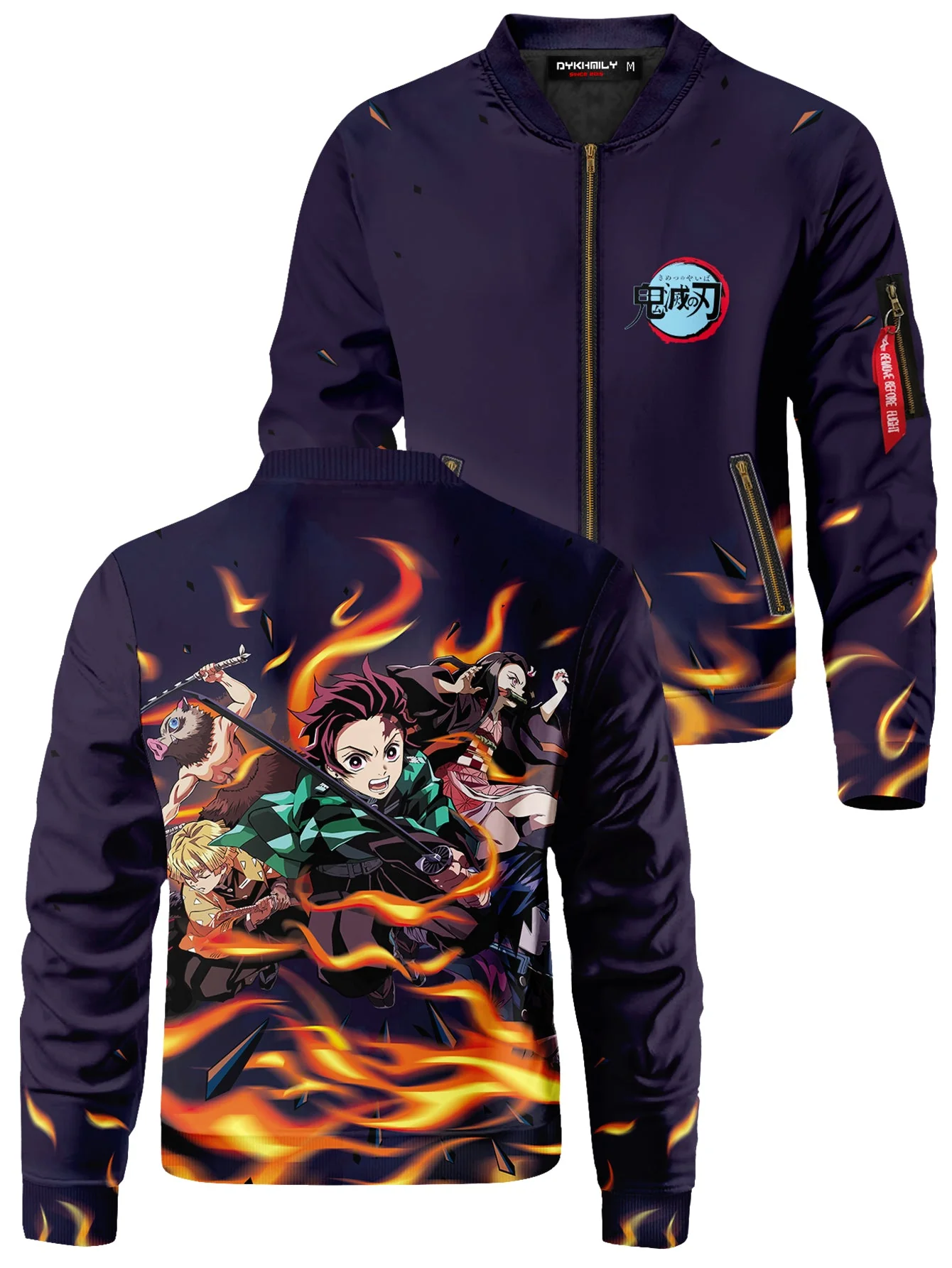 Demon Slayer Bomber Jacket - necksoother