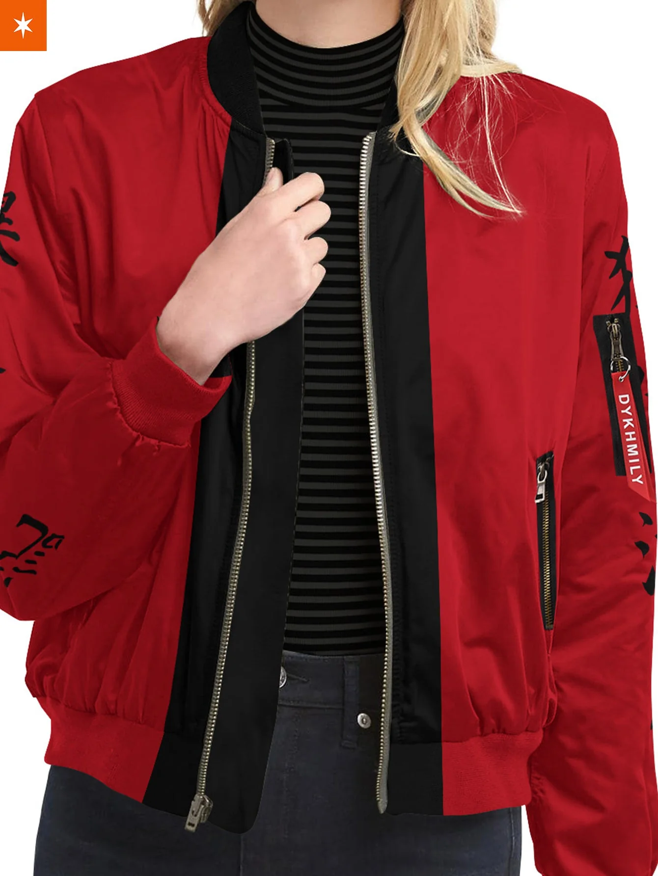 Red Tenjiku Bomber Jacket - necksoother