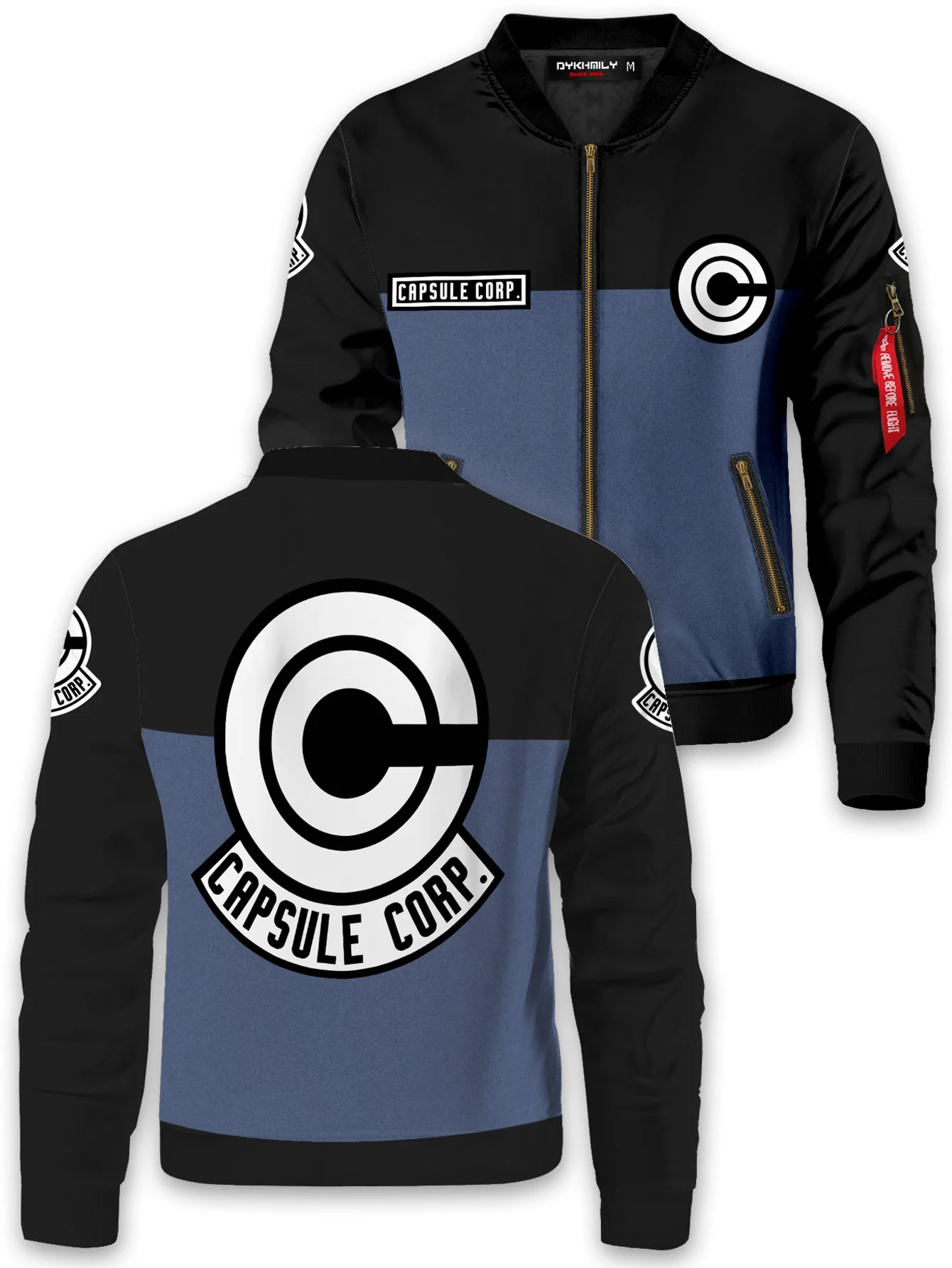 Capsule Corp Bomber Jacket - necksoother