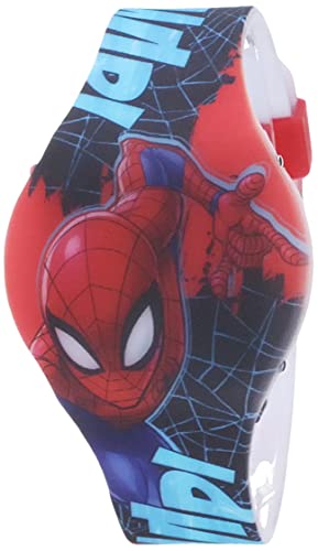 Accutime Marvel Spider-Man Kids' SPD4492 Digital Display Quartz Red Watch - necksoother
