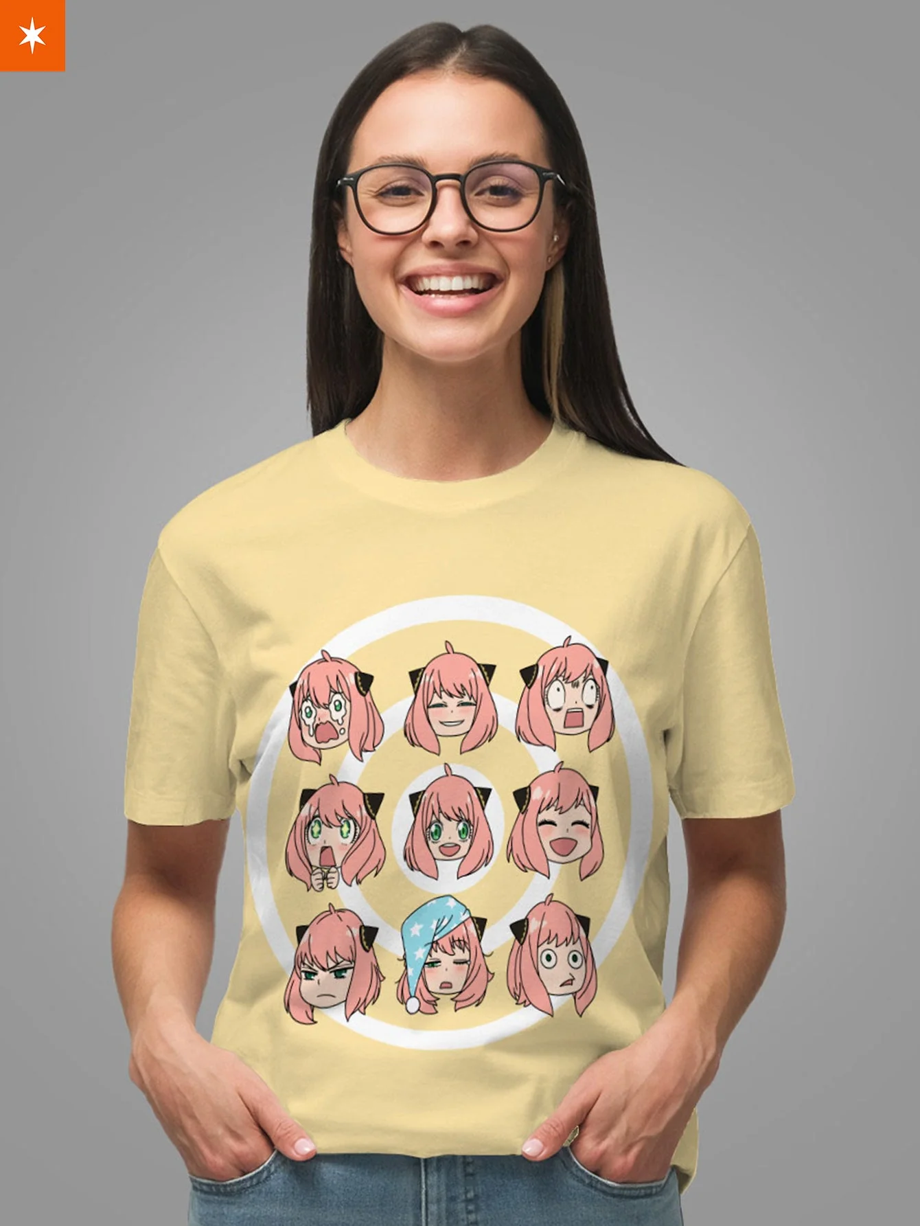 Anya-Moticons Unisex T-Shirt - necksoother