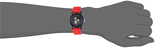 Disney Toy Story Kids' Plastic Time Teacher Analog Quartz Silicone Strap Watch - necksoother