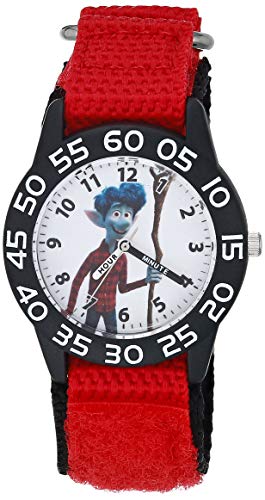 Disney Onward Kids' Plastic Time Teacher Analog Quartz Nylon Strap Watch - necksoother